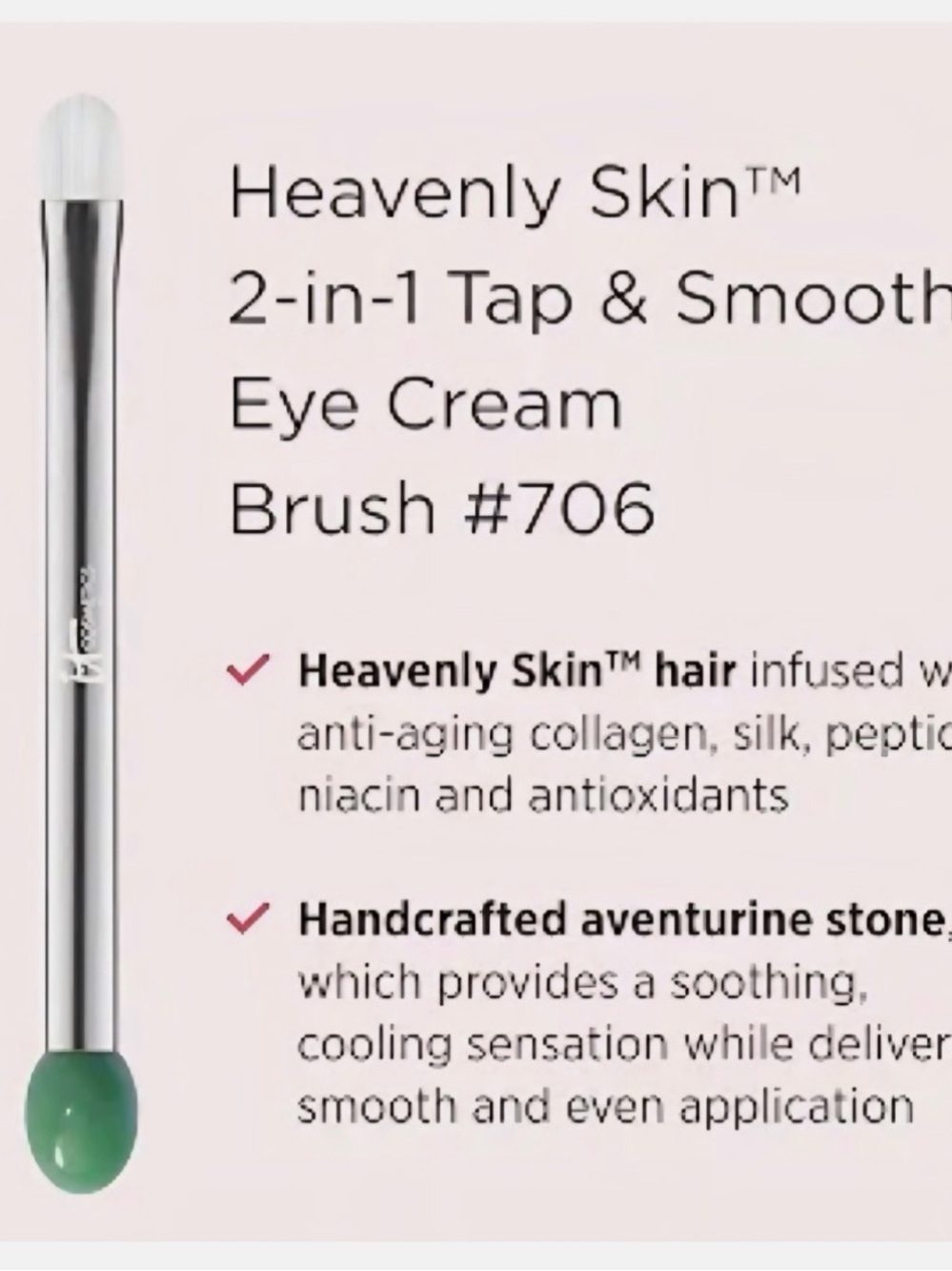 It Cosmetics 2-in-1 Tap & Smooth Eye Cream Brush #706